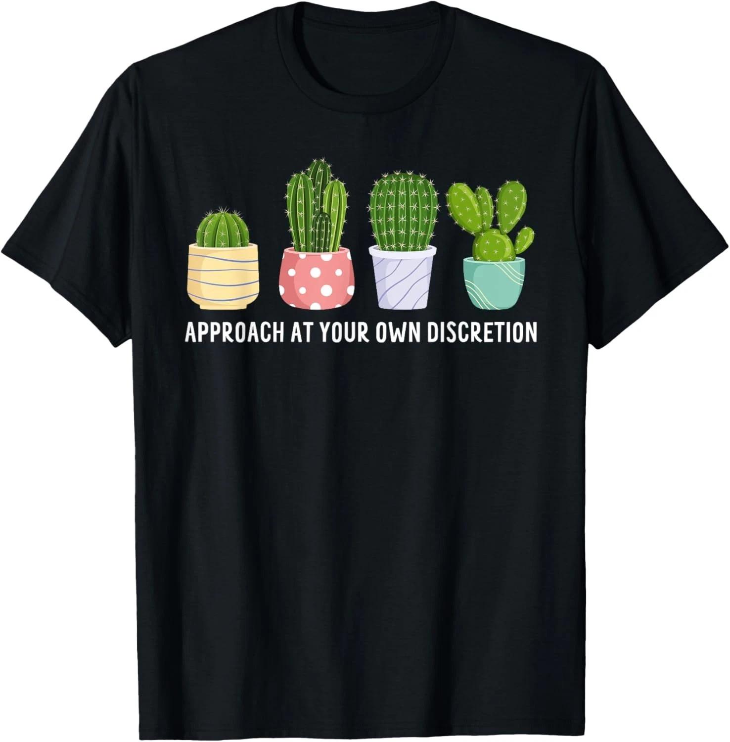 

Funny Cactus Plant Art Succulent Cacti Houseplants Gift Unisex T-Shirt M