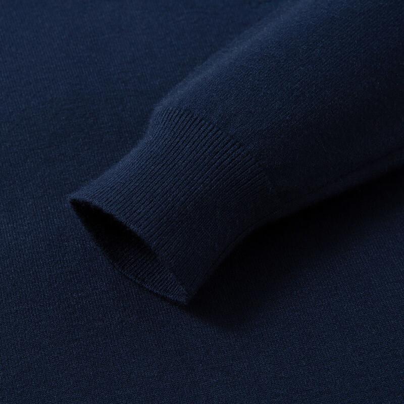 MONTAGUT Men's Thick Warm Faux Two-Piece Collar Knit Polo Sweater