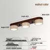 Yellow Travertine LED Ceiling Light - Mid-Century Wabi-Sabi Cream Style for Hallway and Entrance.