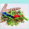 Kleurrijke PVC Ninja Turtles Sleutelhanger Schattige Siliconen Tassenhanger Voor Kinderen Cadeaus