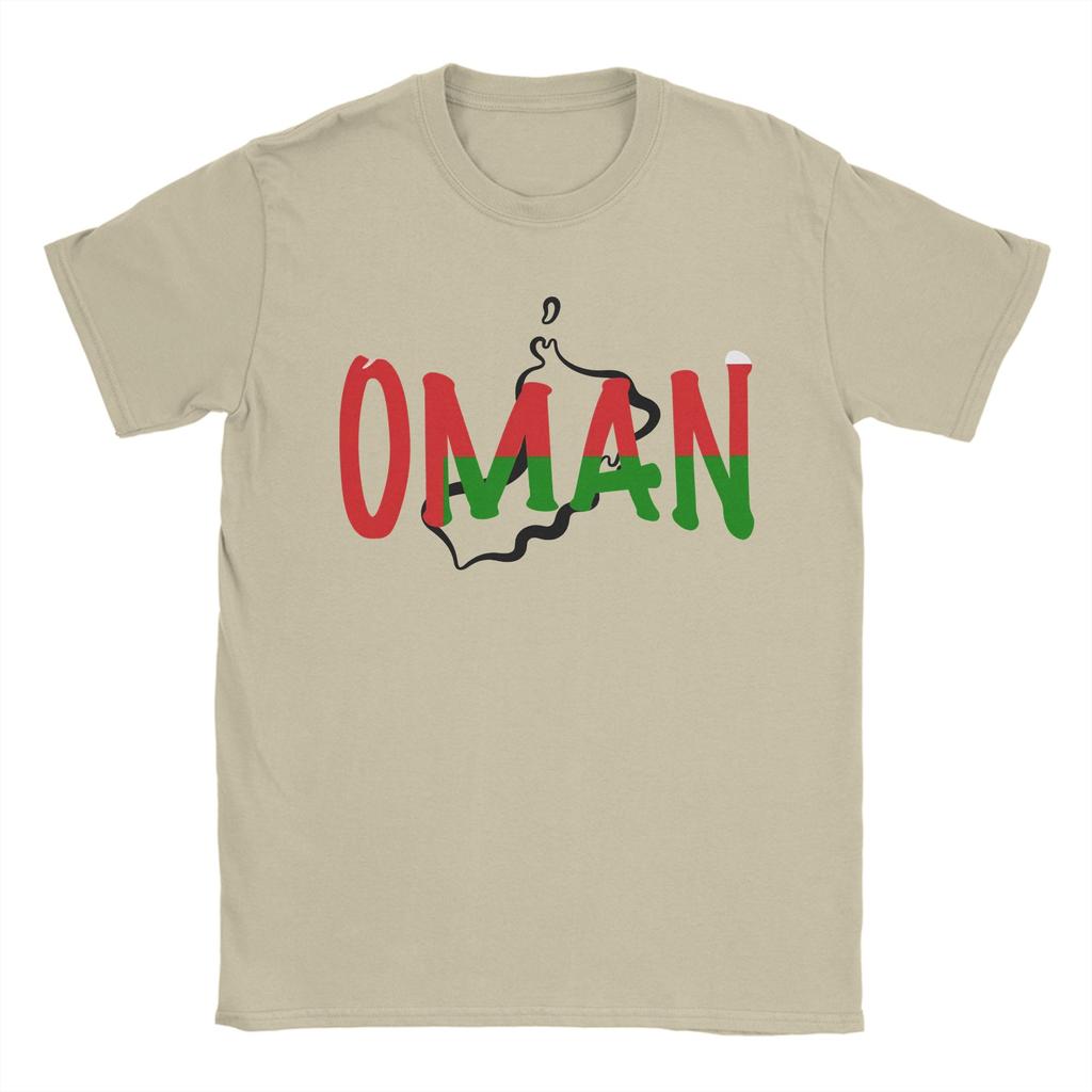 Oman Flag  T Shirt for Men 100 Cotton Vintage TShirts O Neck  Tee Shirt Short Sleeve Tops Plus Size