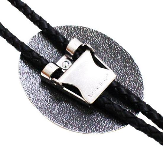 Western Native American Style Stone Pattern Loop Tie Necklace Polar Tie prt0085 [Bowties.jp]