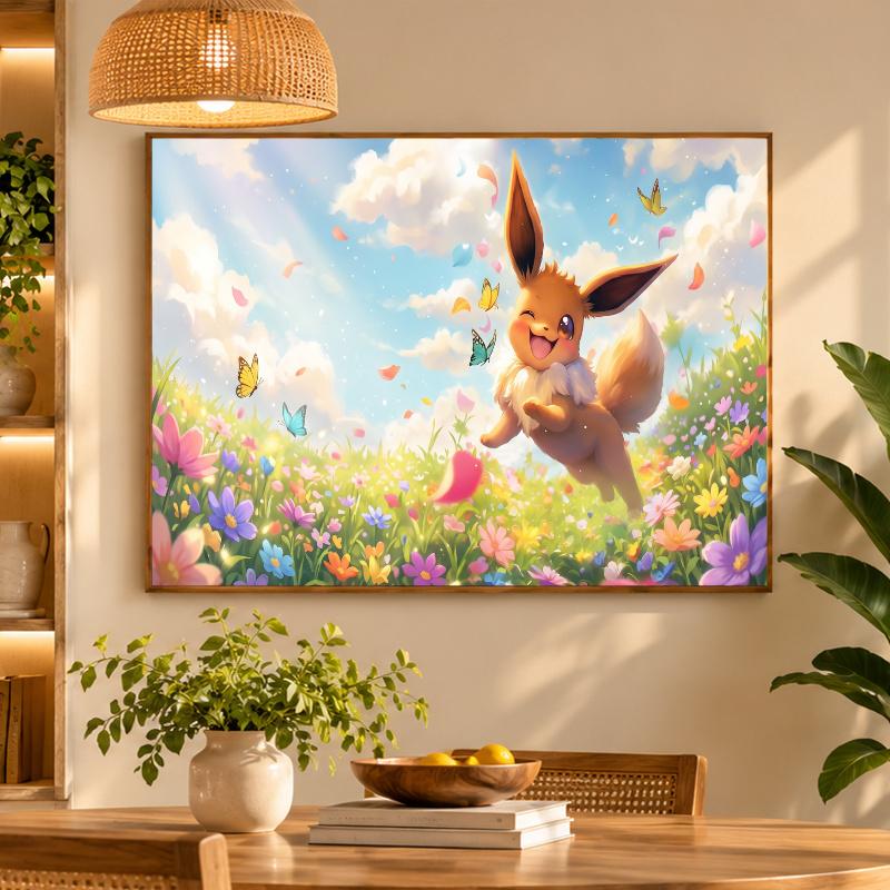 5D Diamond Painting Eevee DIY Full Drill Diamond Art Kit Home Decoration
