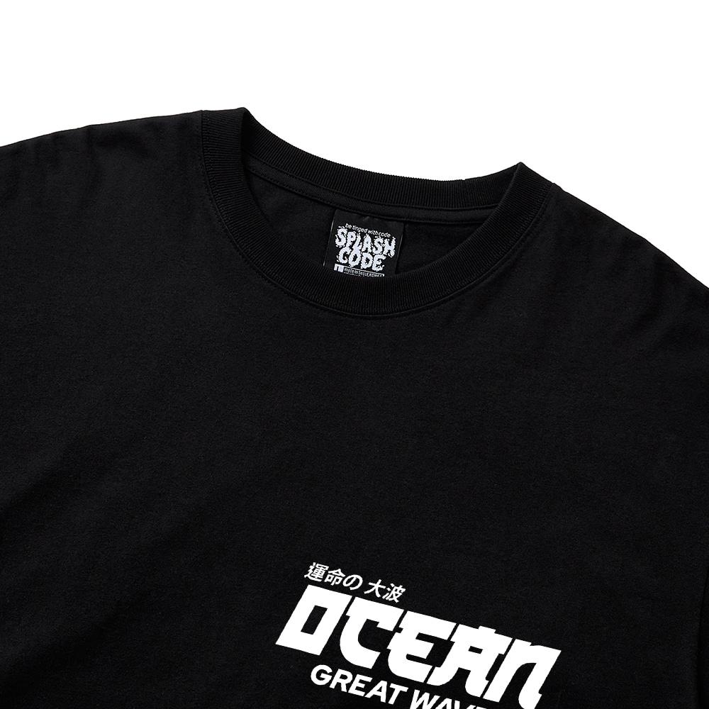 SPLASHCODE Long Sleeve Black - Ocean
