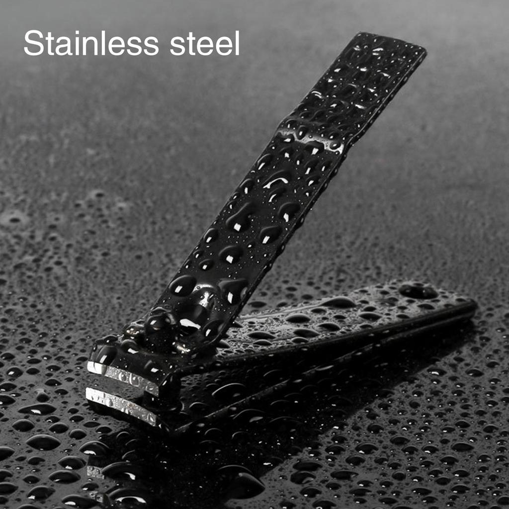 1PC Black Nail Clippers Stainless Steel Nail Cutter Thick Manicure Toenail Fingernail Plier Scissor Professional Trimmer Nail