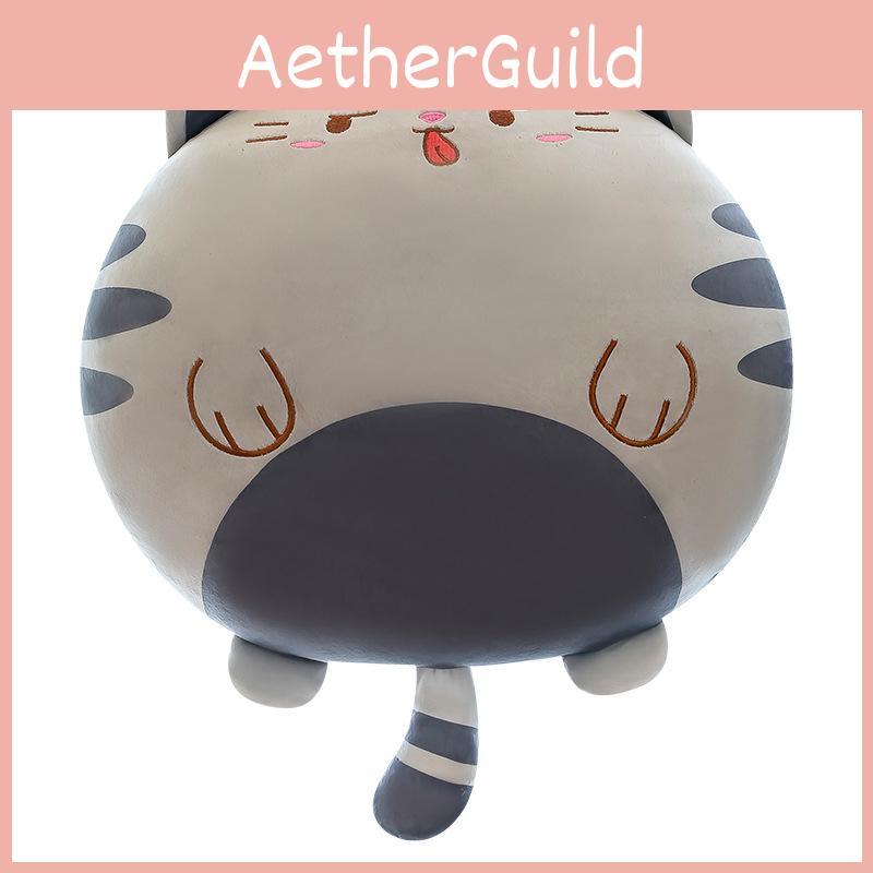 Plush Cat Pillow Toy With Elastic Fabric For Kids Girls And Boys Comfort