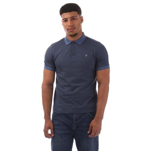 Farah Mens Stafford Embroidered Logo Polo Shirt