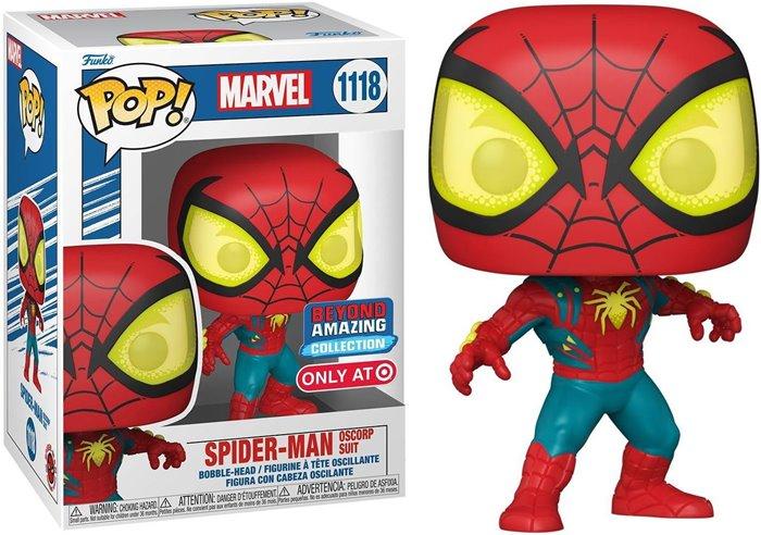 Funko Pop Marvel 1118 Spider-man Oscorp Suit Special Edition Limitowana Figurka Kolekcjonerska