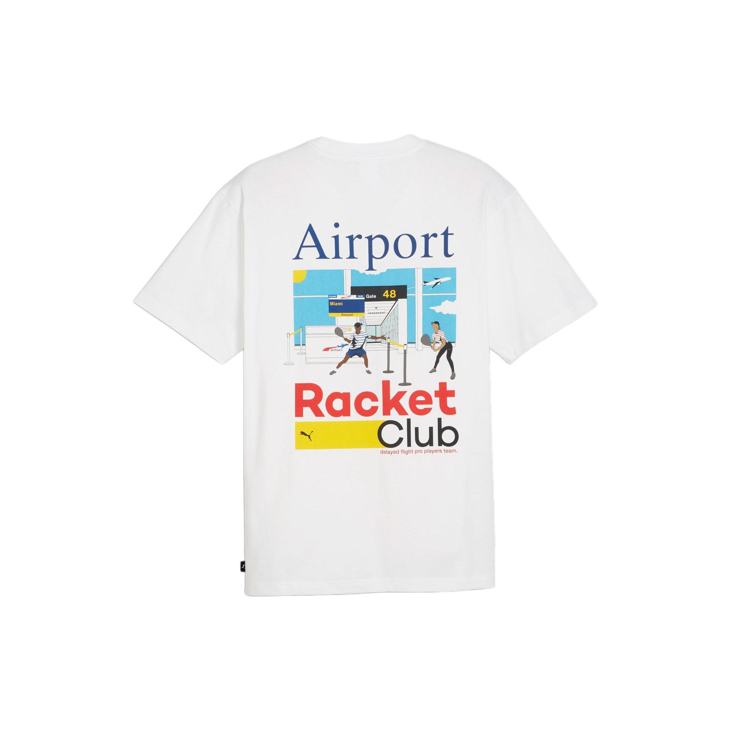 

Puma House Of Graphics Series Cartoon Print Design Casual Crew Neck Short Sleeve T-Shirt Men Tops White 624048-02 XL