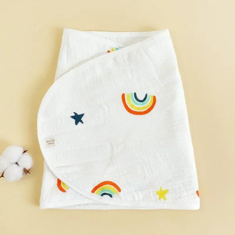 New Baby Swaddle Blanket 0-6 Months Strap Protect Belly Baby Sleeping Blanket Wrap for New Born Thin-style for Summer Hot