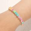 Fluorescent Glow-in-the-Dark Smile Bead Bracelet Friendship Couple Bracelet Charm Beads