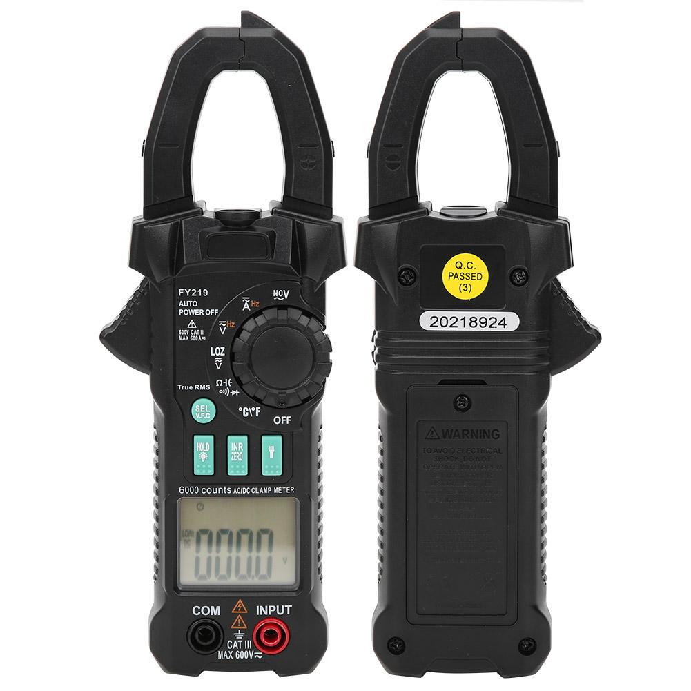 Clamp Meter FY219 High Precision Multimeter Digital Tester for Voltage Current Temperature Testing
