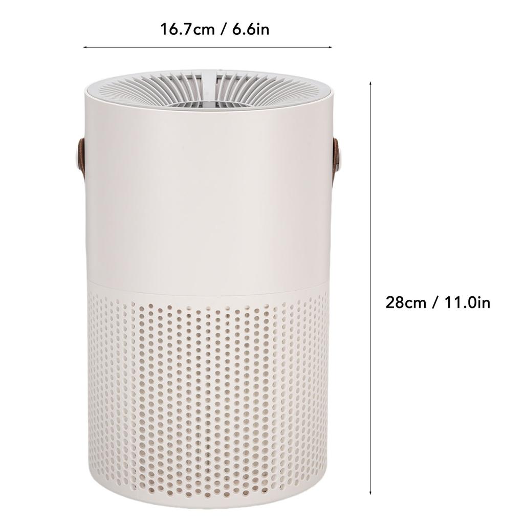 Small Air Purifier Quiet Desktop Air Cleaner Portable Ionic Air Purifier Remove PM2.5 Dust for Home Office Living Room