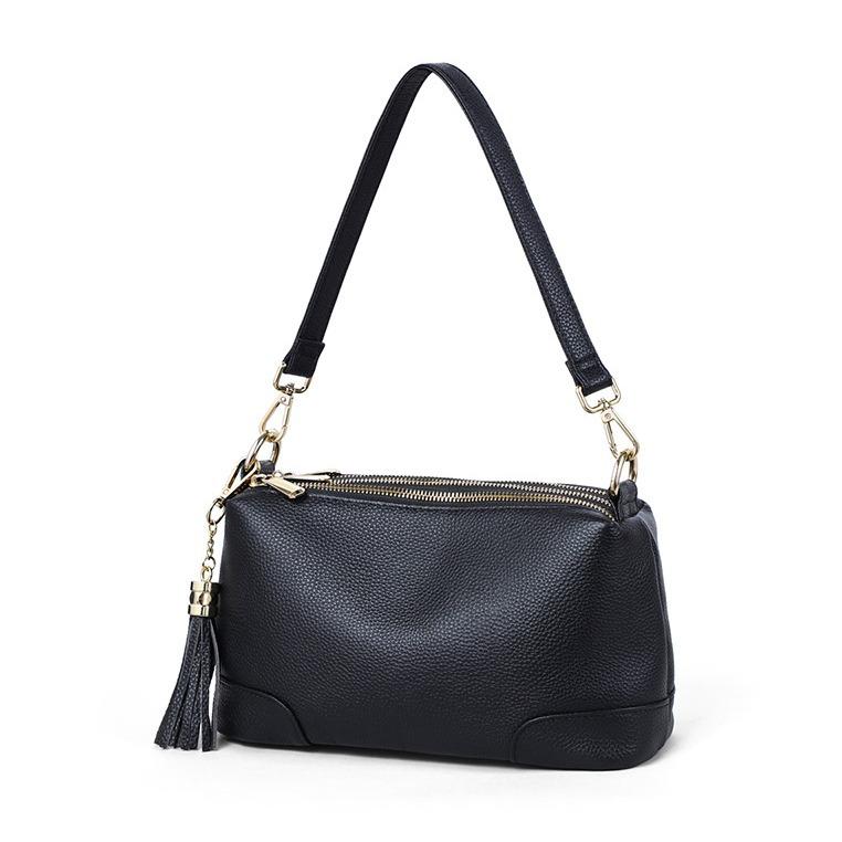 Bolso de Moda Nuevo Bolso de Mujer Cuero Genuino Bolso para Teléfono Móvil Mini Bolso Bolso Bandolera de un Hombro Moderno
