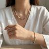 Natural Beads Stone Jewelry Elegant Female Jewelry New Freshwater Pearl Necklace Bracelet  Women