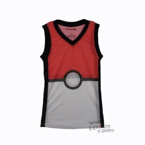 Pokemon Poke Ball Athletic Basketball Jersey Junior Tank Top 100