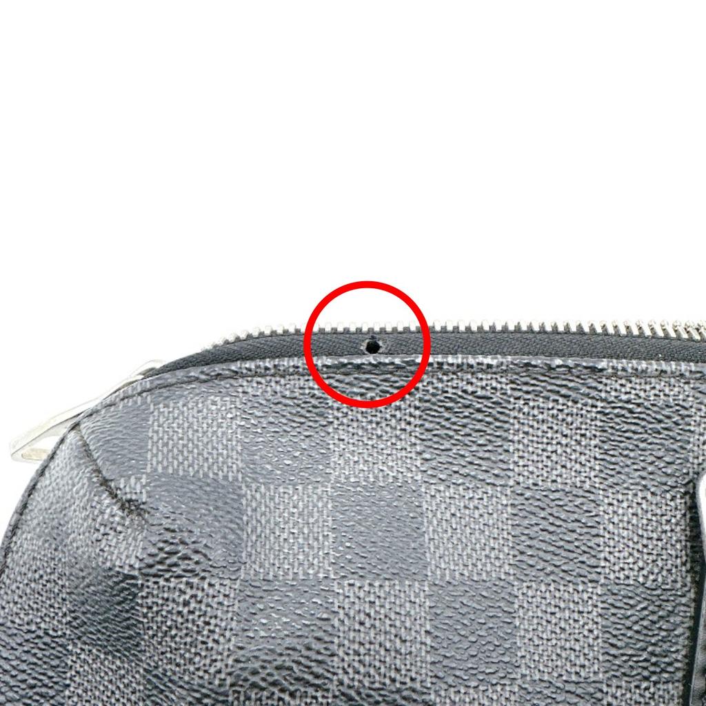 LOUIS VUITTON Damier Porte Documan Jules Business bag black mens N48224 Used