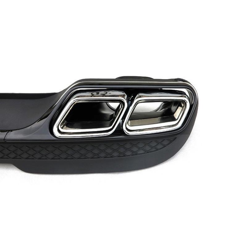 Mercedes-Benz E-Class W212 Rear Lip Tailpipe Kit, Compatible with 14 Models, E63 AMG Style