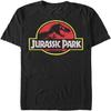 Jurassic Park Logo Men's T-Shirt, Black, 3X-Large