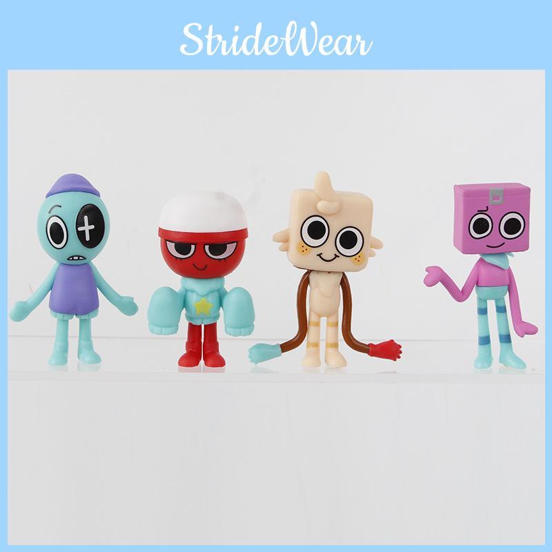 World Dandy Amazing Rhythm Box Pvc Characters Collection Of 8 Colorful Figurines