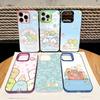 Cartoon S-sumikko Gurashi Phone Case For IPhone 17 16 15 14 11 12 13 Pro Max Plus Pro Colored Silver Cover
