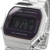 CASIO Digital Watch Vintage Series A168WEM-1 Silver Black Men Women Kids Overseas Model