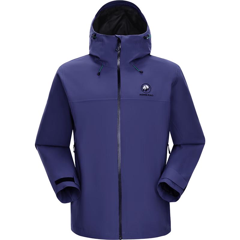CAMEL Panda Series Unisex Outdoor Water-Repellent Hooded Jacket