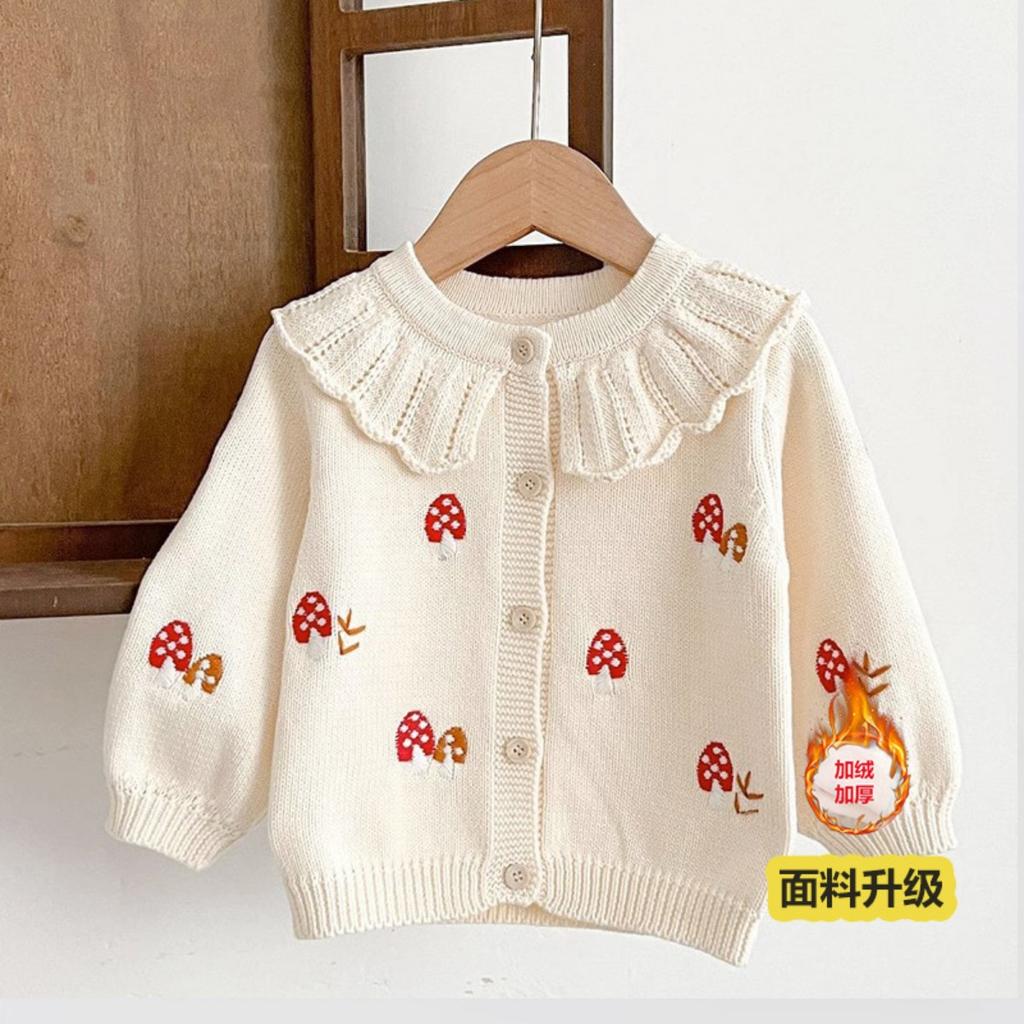 Kinderpullover Strickjacke Herbst-Outfit Neuer koreanischer Stil Westlicher Stil Kinderjacke Frühling und Herbst Strickpullover