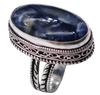 Sodalite Natural Gemstone Ethnic Antique Design Ring US Size-8.75 A185