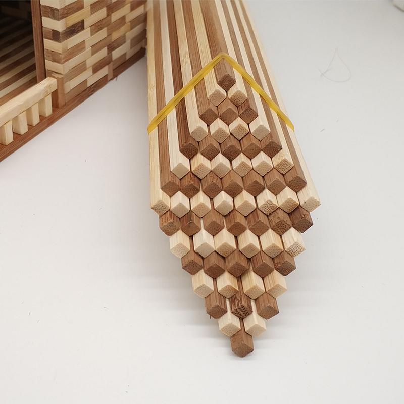 Carbonized Bamboo and Wooden Sticks for Model Building and DIY Projects