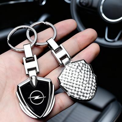 1/2pcs Car Keyring Holder Metal Keychain Ring Pendant For Corsa Astra Insignia Vectra Zafira Meriva Mokka Grandland Vivaro