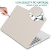 SRUOCASE Microsoft Surface Laptop Metal Palm Rest for 1872 1873 1953 1979 Plastic Hard Shell Case with Screen Keyboard Dust Rock Ash 15" 3/4/5 Models