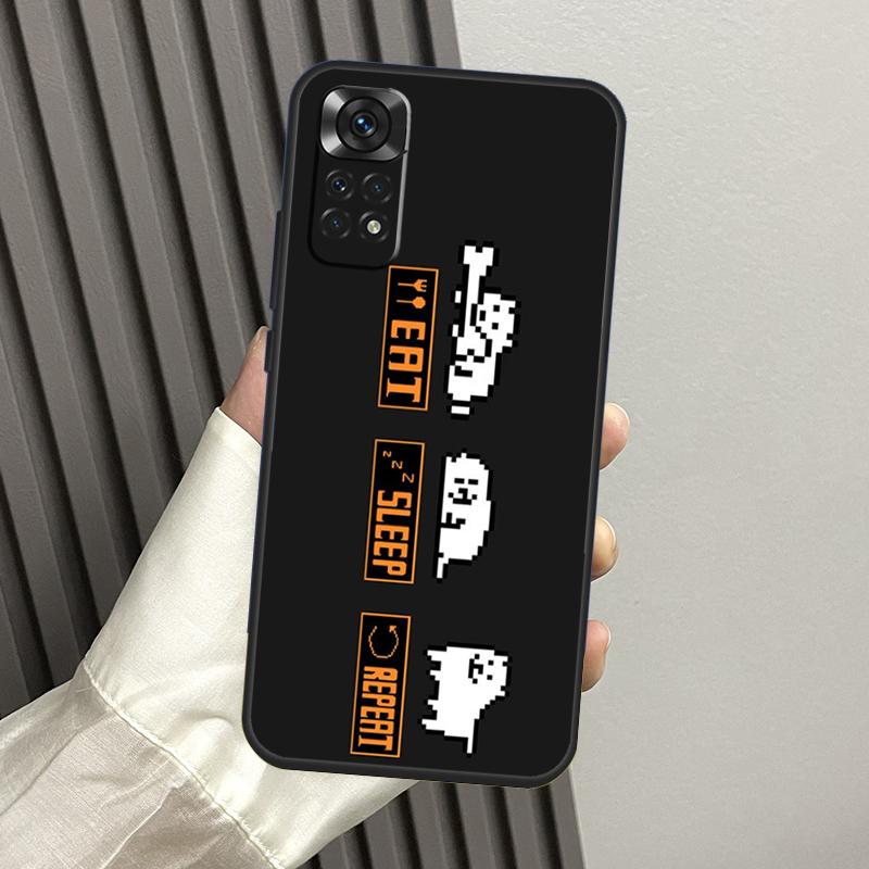 Undertale Annoying Dog Phone Case For Xiaomi Redmi Note 12 11 8 9 10 Pro 10S 11S 8T Redmi 10C 10A 10 12C 9C Funda