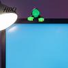 Unique Desktop Figurine Computer Monitor Skull Figurine 3D Printed Luminous Display Decor with Hooded Grim Reaper Design Halloween Horror