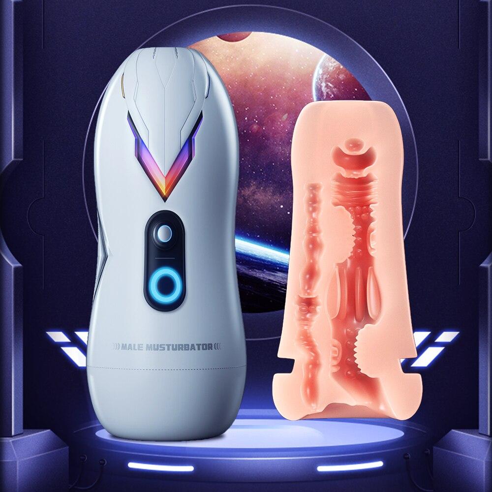 2025 New Masturbator Cup for Men 18+ Pocket Pussy Silicone Vagina Anus Sex Toys Male Endurance Exercise Vacuum Masturbation Adult Goods