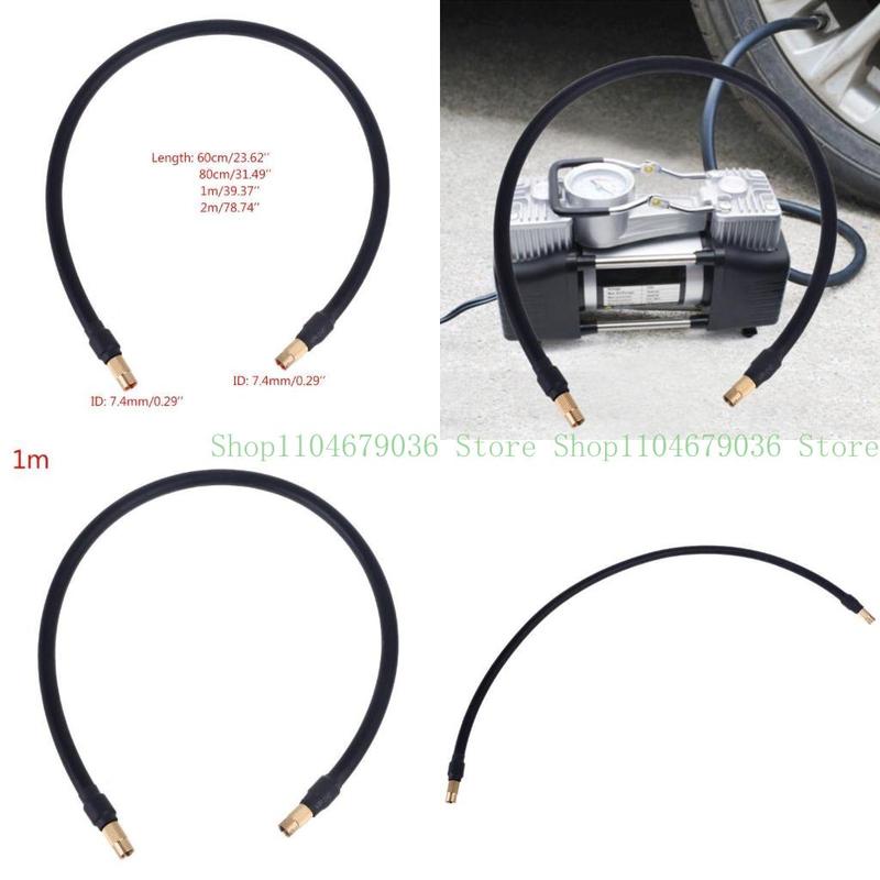 652F Vehicle Air Tire Pressure Filler Compressor Hose Wearproof Air Inflator Pipe