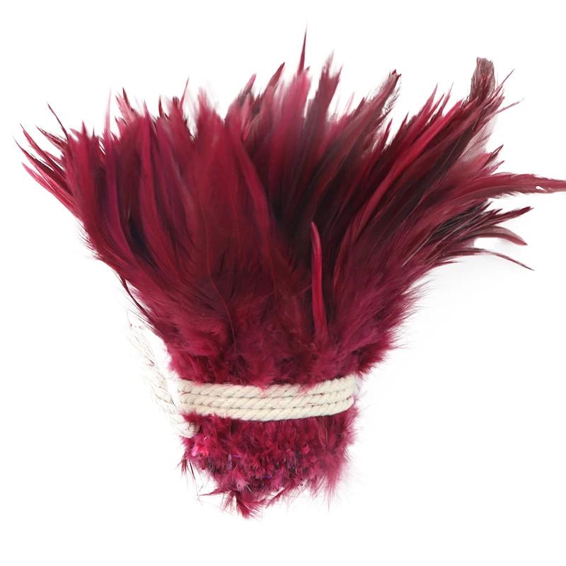 1 Roll Natural Pheasant Feathers for Crafts Jewelry Needlework Decoration Fly Tying Materials Chicken DIY Handicraft Accessories