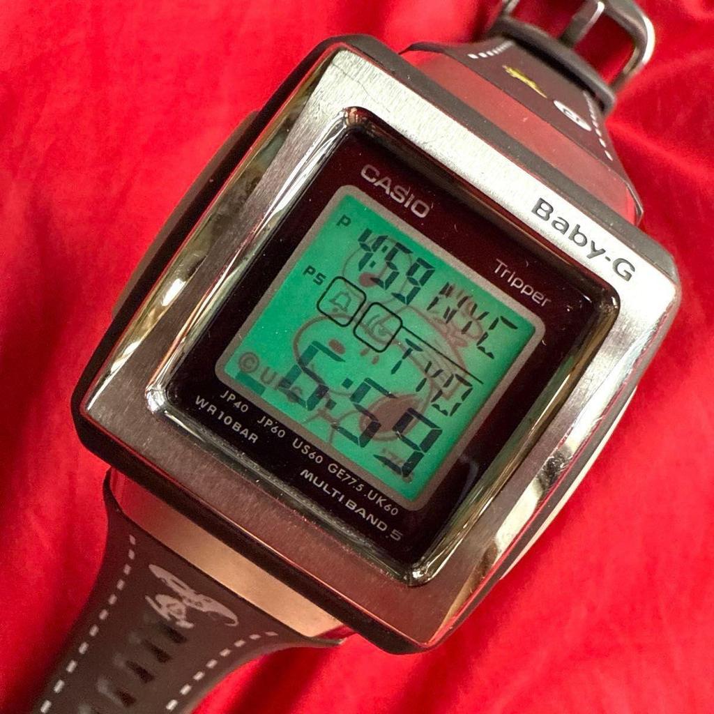 Used Rare! Limited Snoopy Baby-G SNOOPY Casio Digital Watch Baby-G CASIO Snoopy Watch