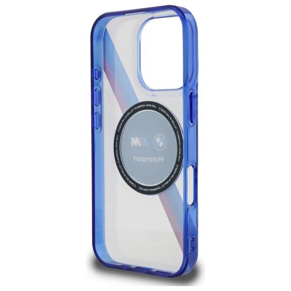 Bmw Bmhmp16L23Htput Iphone 16 Pro 6.3   Przezroczysty/Transparent Hardcase Motorsport Iml Circle Magsafe