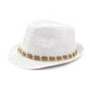 Straw Hat Men's Summer Sunshade Beach Hat for Middle-Aged and Elderly Sunscreen Hat Women's British Retro Jazz Hat