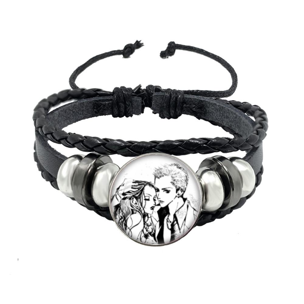 

Anime Paradise Kiss Character Yukari Hayasaka Miwako Sakurada Bracelet Wove Rope Black Bracelet Accessories Gift Jewelry