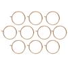 10PCS Round Hollow Frame Pendants for   Jewelry Making Findings Crafting Supplies