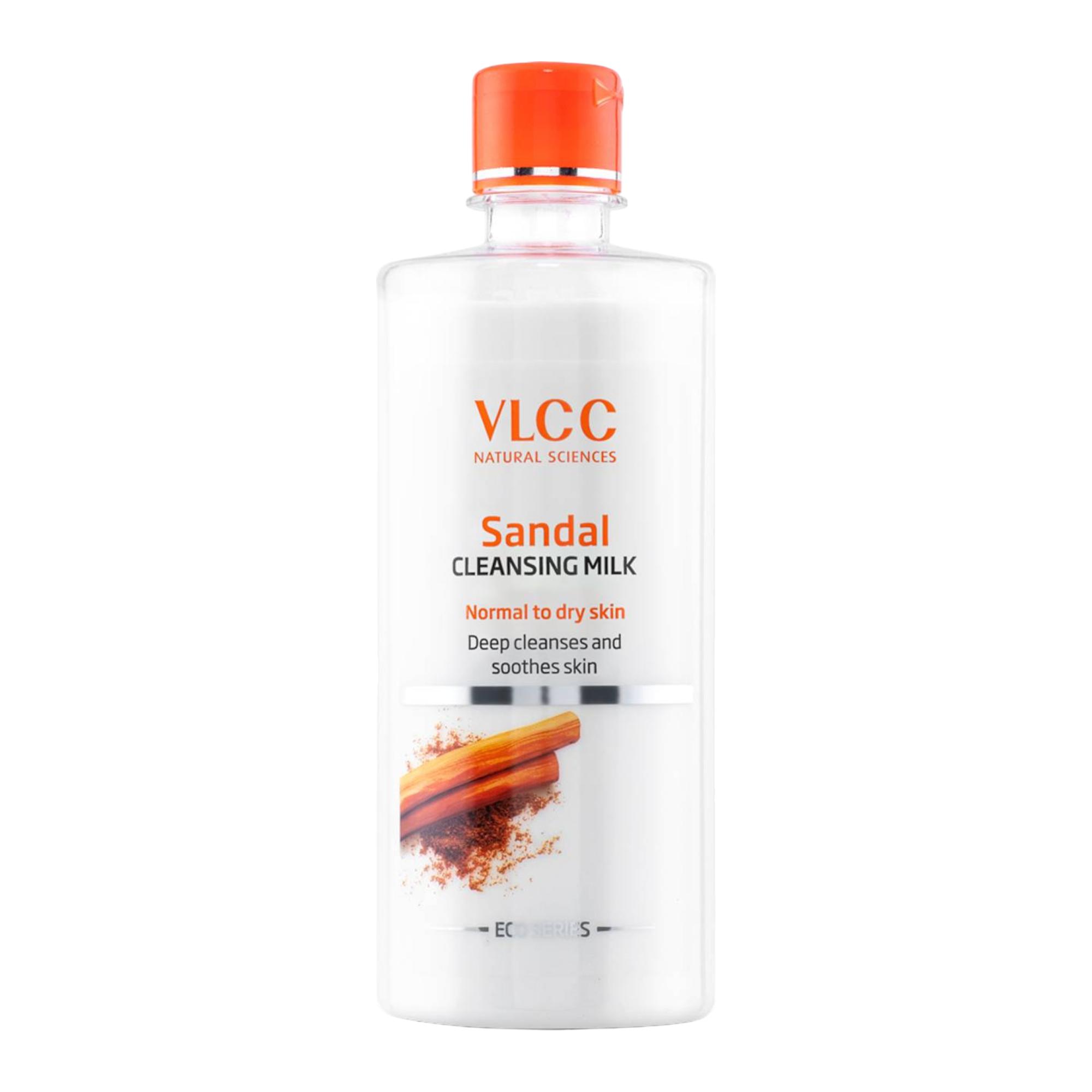

Vlcc Sandal Cleansing Milk For Deep Clean Hydration And Soft Skin Comfort 500 Ml Pack Of 1 Gentle Daily Face Cleanser