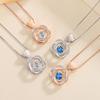 Double Love Necklace for Women Clavicle Chain Trendy Pendant Simple Temperament Niche Couple Light Luxury