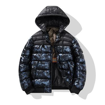 Großer Baumwollmantel für Herren, neuer trendiger Winter-Baumwollmantel, verdickte warme Jacke, Herren-Wintermantel, baumwollgefüttertes Jackenoberteil