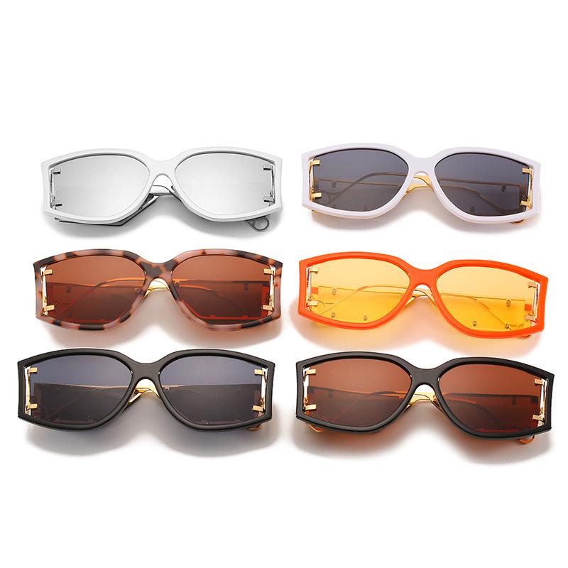 Sunglasses, Trendy Personalized Wooden Nails, Side Lens Glasses, The Same Large-Frame Sunglasses.