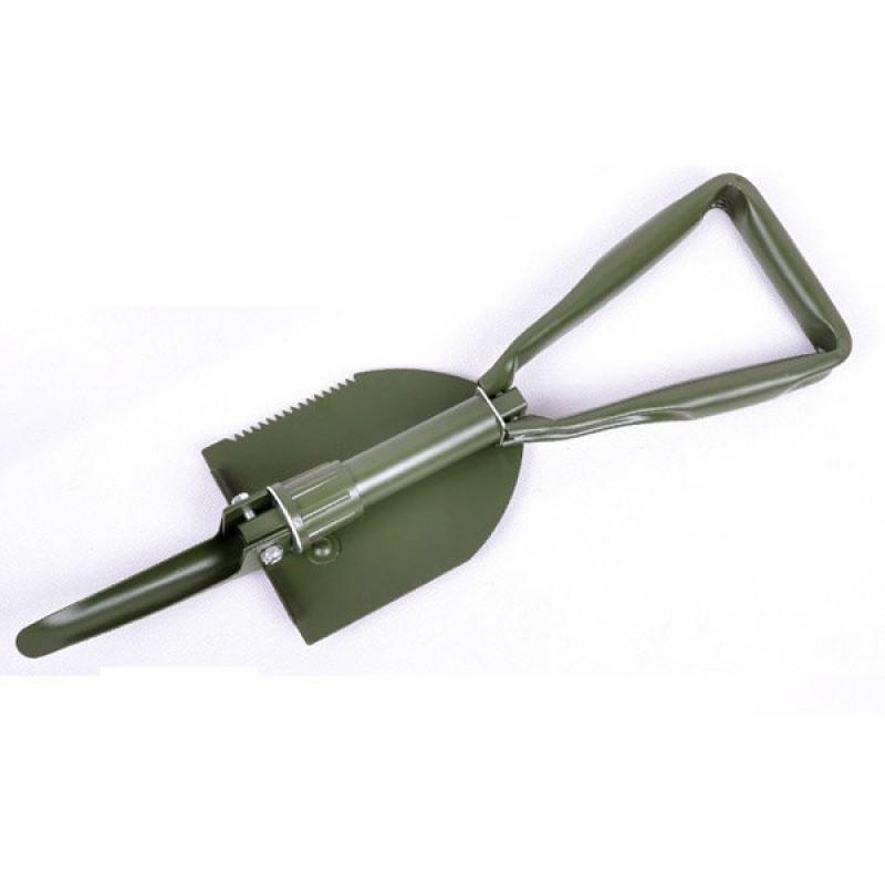 Multi-Function Folding Shovel Camping Hiking Outdoor Survival Car Emergency Tool Green Black