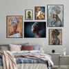 Beautiful African Woman Portrait Canvas Print Painting Wall Ethnic Art Vintage Poster Picture for Living Room Home Decor Cuadros