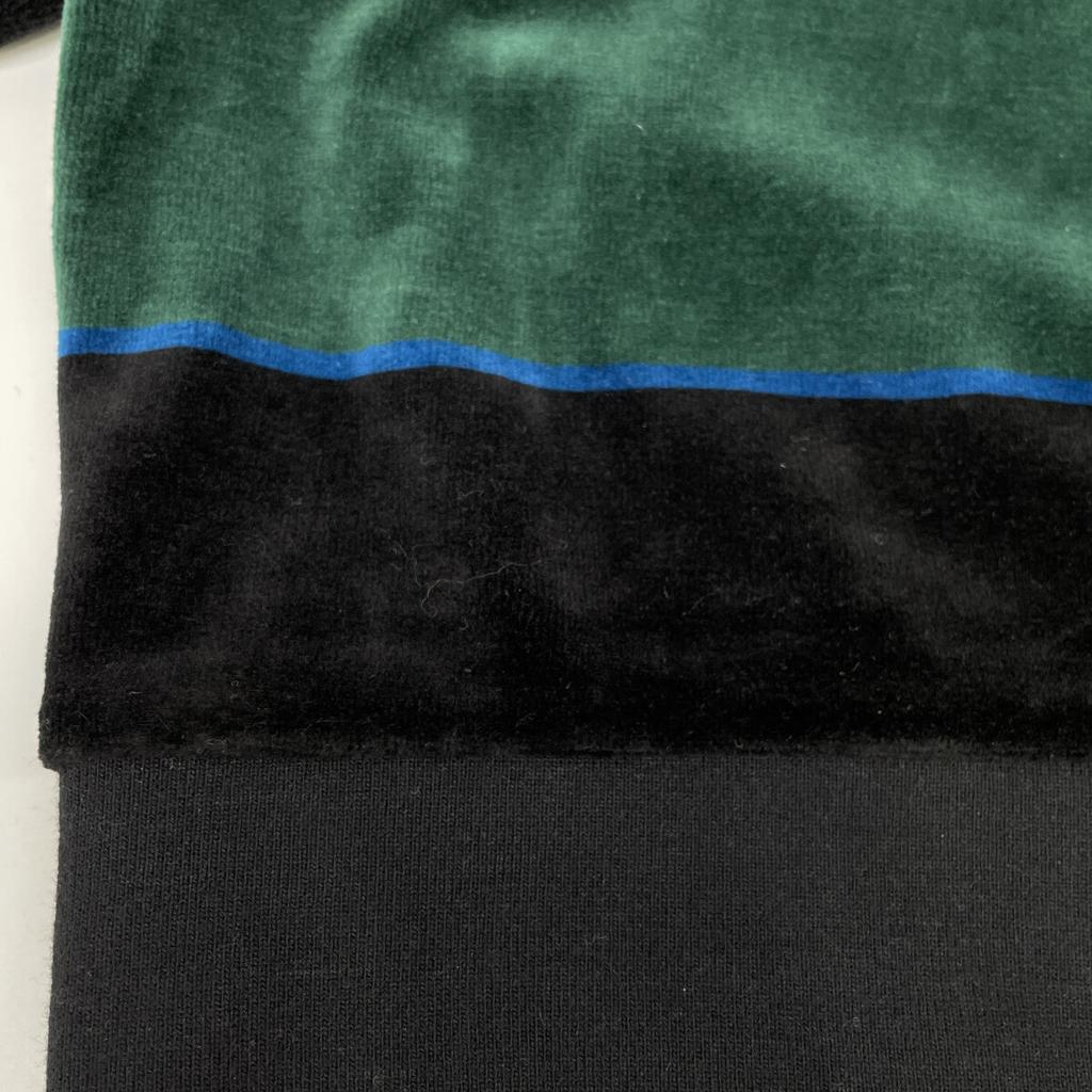 Supreme Multicolor 19AW Border Velvet Rugby Shirt tops L multicolorUsed