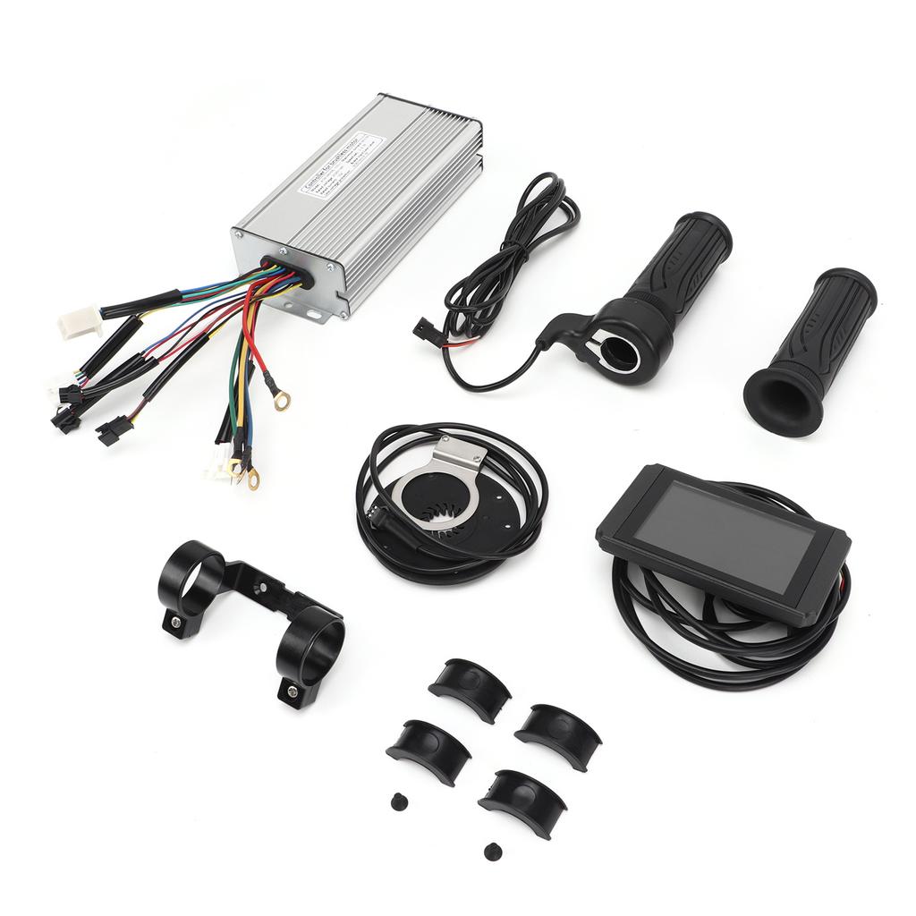36V 48V 1000W Electric Bike Controller Kit 30A Sine Wave Controller LCD8H Panel 10B Power Magnetic Point 20X Full